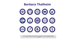 Desktop Screenshot of barbara-thalheim.de